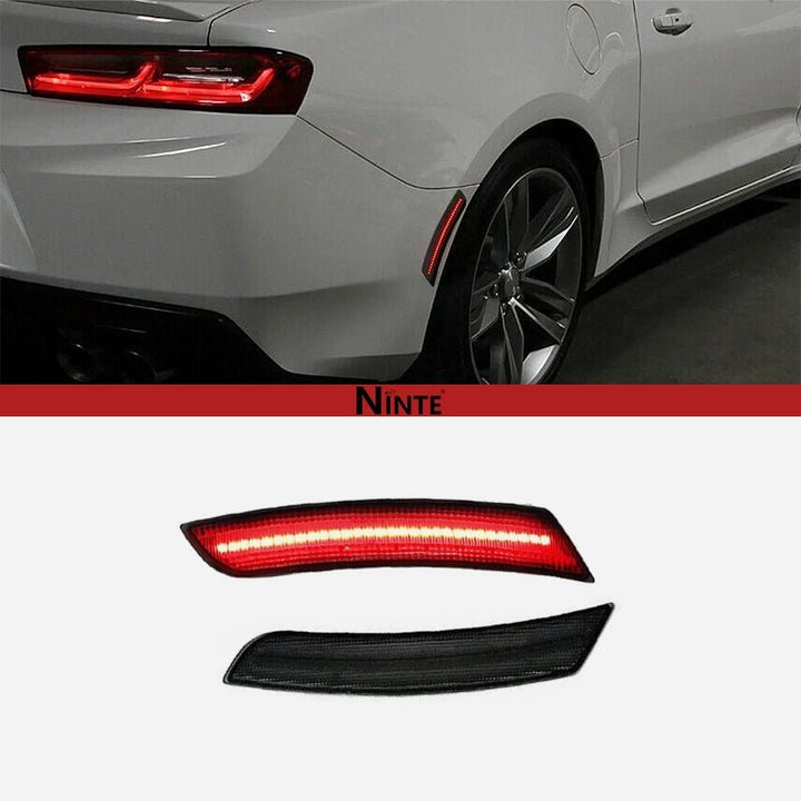 NINTE Smoked LED For 2016 - 2023 Chevy Camaro Front Rear Side Marker Lights - NINTE