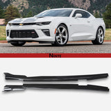 NINTE For 2016-2023 Chevy Camaro Side Skirts Rocker Panel Side Extension Lips ABS