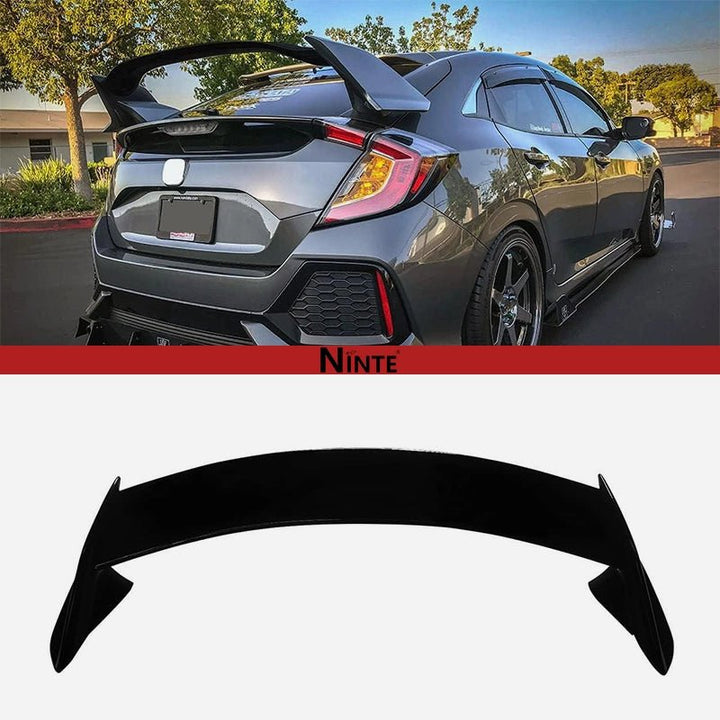 NINTE R Style Spoiler For 2016 - 2021 Honda 10th Civic Hatchback Trunk Spoiler - NINTE