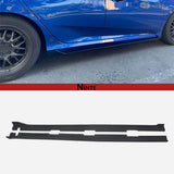 NINTE Side Skirts For 2016-2021 10th Honda Civic Sedan & Hatchback