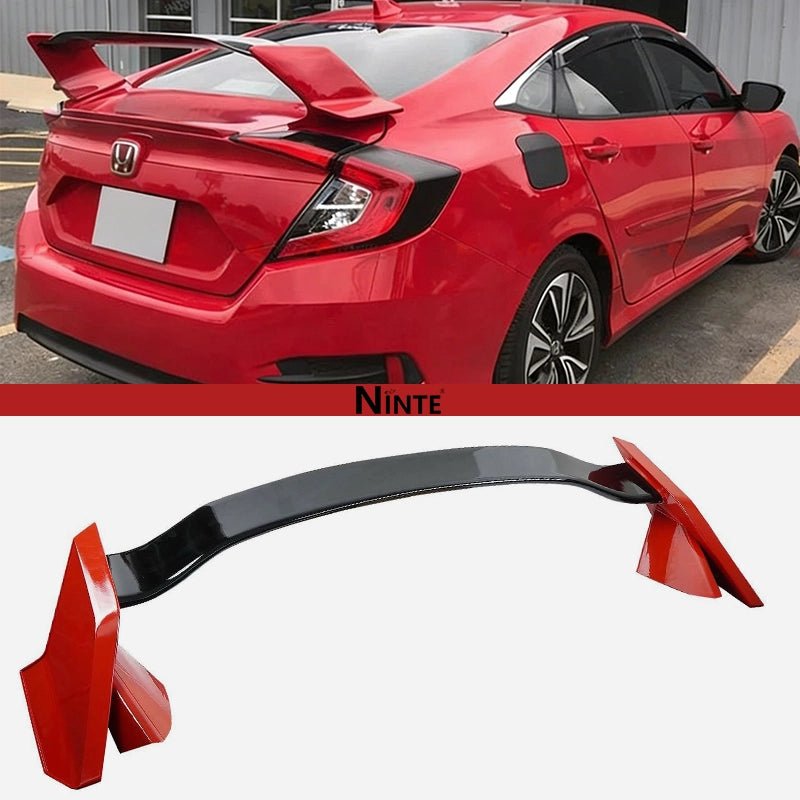 NINTE Type R Style Rear Spoiler For 2016 - 2021 10th Honda Civic Sedan 4DR - NINTE