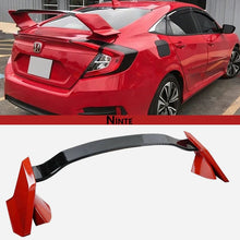 Laden Sie das Bild in den Galerie-Viewer, NINTE Type R Style Rear Spoiler For 2016 - 2021 10th Honda Civic Sedan 4DR - NINTE