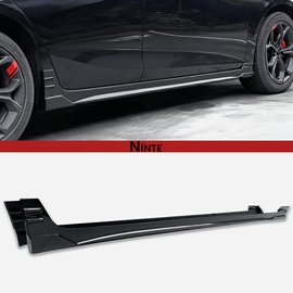 NINTE For 2016 - 2024 Chevrolet Malibu Factory Style Side Skirts Extension Panel Splitters - NINTE