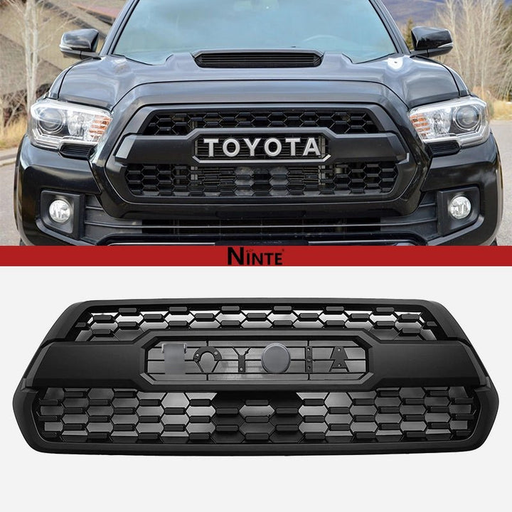 NINTE Grille For 2016 - 2023 Toyota Tacoma Honeycomb Mesh Grill Without front Camera - NINTE