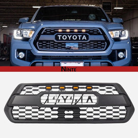 NINTE Grille For 2016 - 2023 Toyota Tacoma Honeycomb Mesh Grill Without front Camera - NINTE