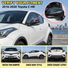 NINTE Mirror Caps For 2016-2020 Toyota C-HR Carbon Fiber Look - NINTE