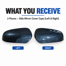 NINTE Mirror Caps For 2016-2020 Toyota C-HR Carbon Fiber Look - NINTE