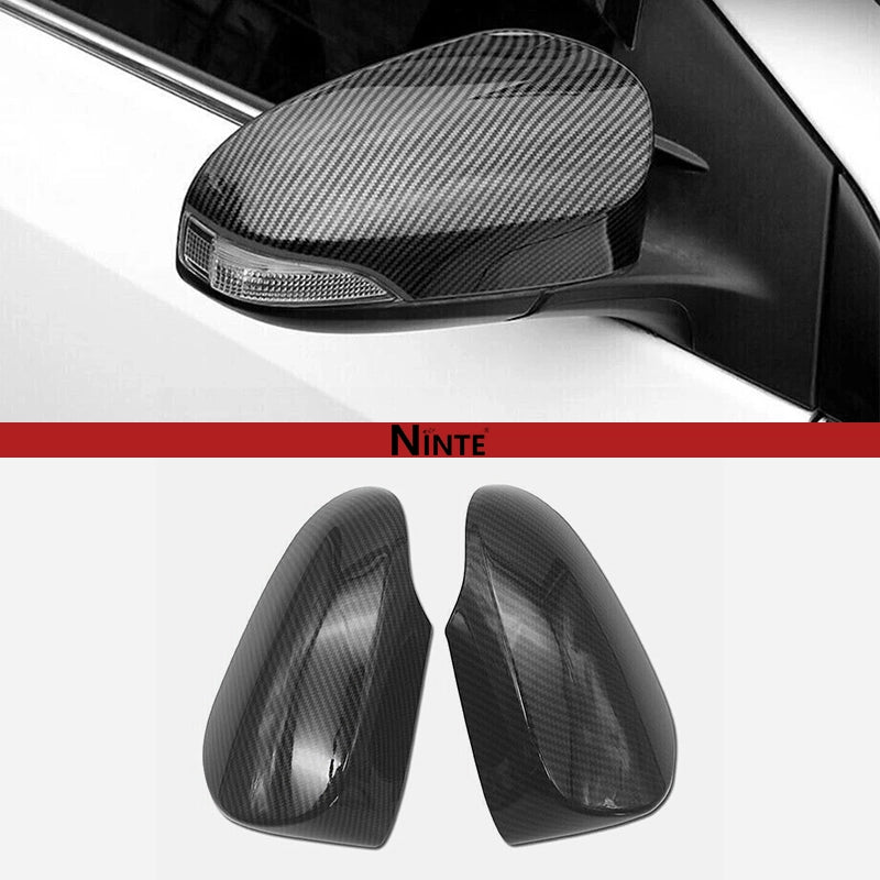 NINTE For 2016 - 2020 Toyota C - HR Rear View Side Mirror Covers Cap Exterior Trim Outside Rearview Decoration Cap Protector - NINTE