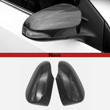 NINTE For 2016-2020 Toyota C-HR Rear View Side Mirror Covers Cap Exterior Trim Outside Rearview Decoration Cap Protector