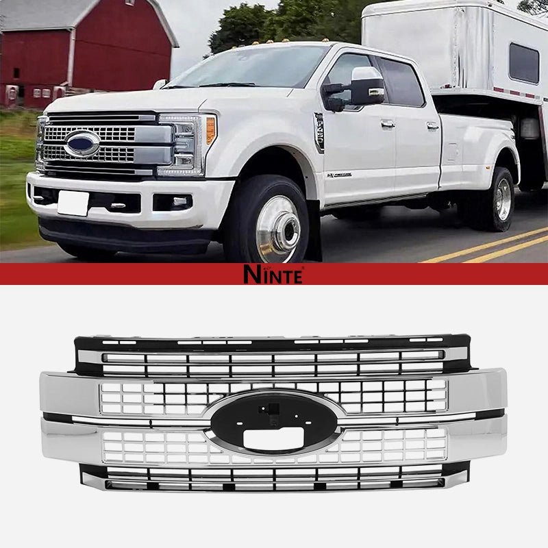 NINTE Grille For 2017 - 2019 Ford F250 F350 F450Super Duty Replacement Insert Grille Car Accessories HC3Z - 8200 - CC HC3Z8200CC - NINTE