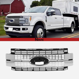 NINTE Grille For 2017 - 2019 Ford F250 F350 F450Super Duty Replacement Insert Grille Car Accessories HC3Z - 8200 - CC HC3Z8200CC - NINTE