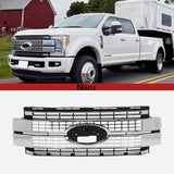 NINTE Grille For 2017-2019 Ford F250 F350 F450Super Duty Replacement Insert Grille Car Accessories HC3Z-8200-CC HC3Z8200CC