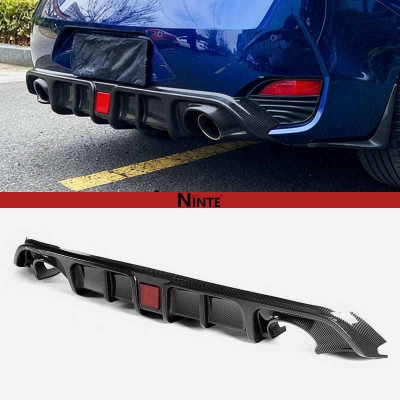 NINTE Rear Diffuser With Brake Light For 2017 - 2023 Infiniti Q60V Q60S - NINTE