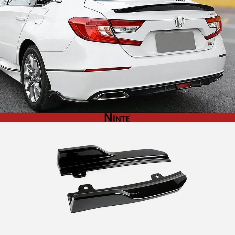 NINTE Rear Diffuser Valance + Side Corner Apron Spats For 2018 - 2022 Honda 10th Accord - NINTE