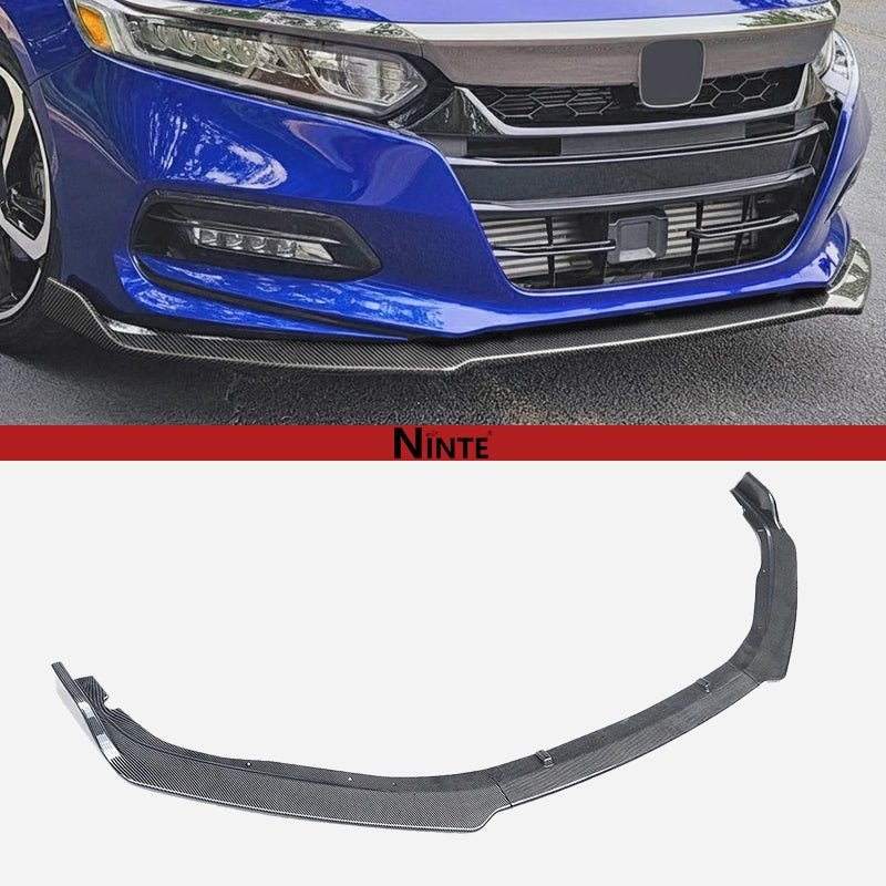 NINTE OE Style Front Lip For 2018 - 2022 Honda 10th Gen Accord Front Splitter Chin 3PCs - NINTE