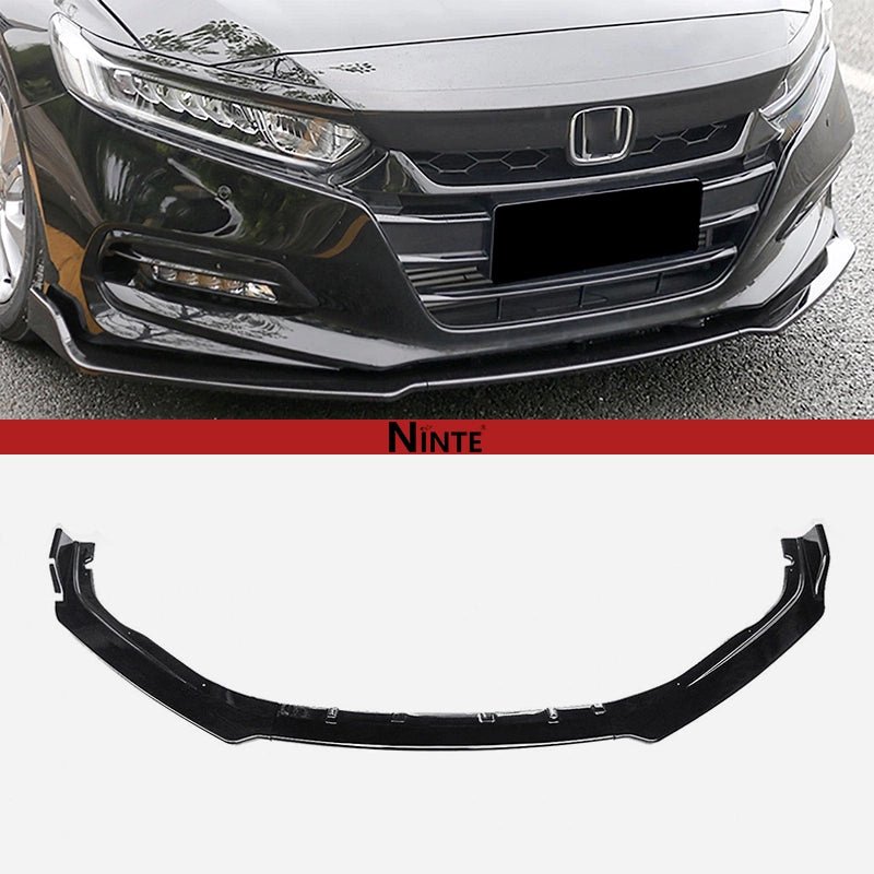 NINTE OE Style Front Lip For 2018 - 2022 Honda 10th Gen Accord Front Splitter Chin 3PCs - NINTE