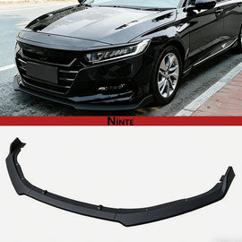 NINTE OE Style Front Lip For 2018 - 2022 Honda 10th Gen Accord Front Splitter Chin 3PCs - NINTE