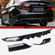 Load image into Gallery viewer, NINTE Rear Diffuser W/Led Brake Light For 2018-2022 Honda Accord including Corner Apron Spats
