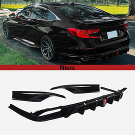 NINTE Yoder V2 Style Rear Diffuser For 2018-2022 Honda 10.5th Gen Accord