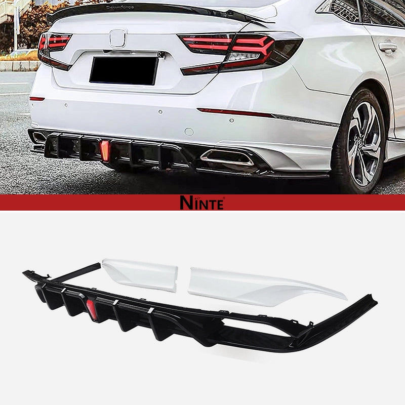 NINTE Yoder V2 Style Rear Diffuser For 2018-2022 Honda 10.5th Gen Accord