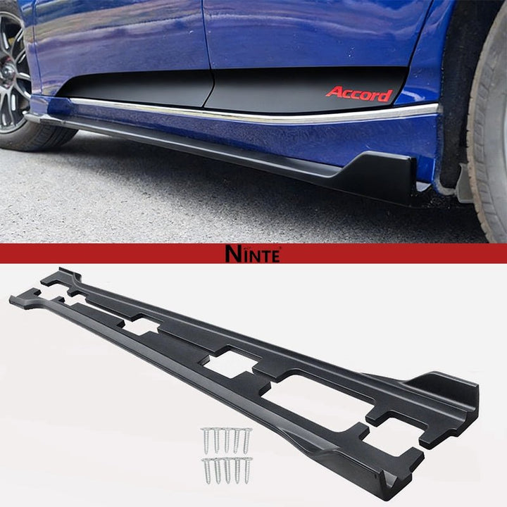 NINTE Side Skirts For 2018 - 2022 Honda Accord 10th Gen Rocker Panel - NINTE