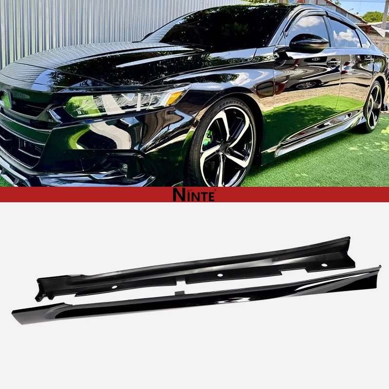 NINTE Yofer JDM Style Side Skirts For 2018 - 2022 10th Gen Honda Accord - NINTE