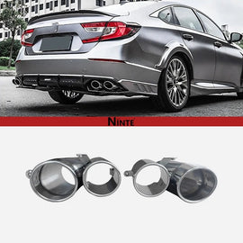 NINTE Quad Tip Muffler Exhaust Finisher FOR 2018 - 2022 HONDA Accord Sport Touring - NINTE