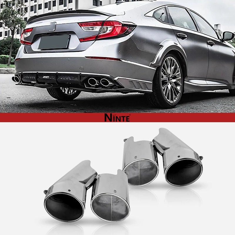 NINTE Rear Diffuser W/Led Brake Light For 2018 - 2022 Honda Accord including Corner Apron Spats - NINTE