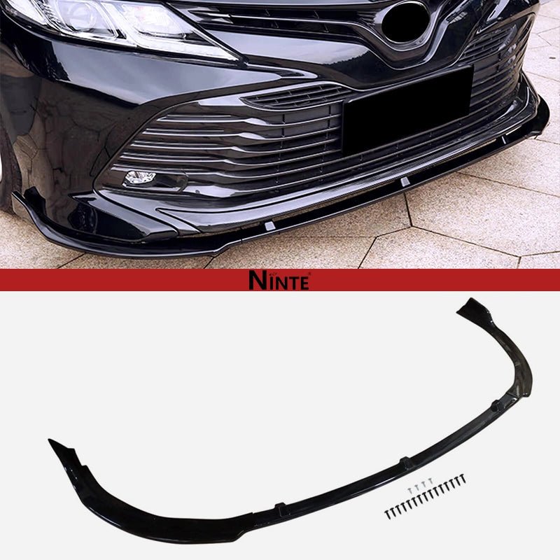 NINTE JDM Style Front Lip For 2018 - 2024 Toyota Camry LE XLE Front Lower Splitter - NINTE