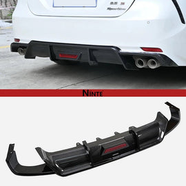 NINTE Rear Diffuser For 2018 - 2024 Toyota 8th Gen Camry SE XSE With LED Brake Light - NINTE