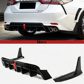 NINTE Yofer V2 Rear Diffuser+Corner Extension For 2018 - 24 Toyota Camry SE XSE - NINTE