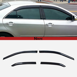 NINTE For 2018 - 2024 TOYOTA CAMRY Black Trim Window Visor Rain Guard Deflector - NINTE