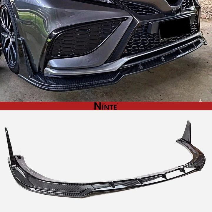 NINTE Yofer V2 Style Front Lip For 2018 - 2024 8th Gen Toyota Camry SE XSE - NINTE