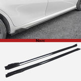 NINTE Side Skirts For 2018-2024 Toyota 8th Camry Side Body Extension Lips Rocker Panel