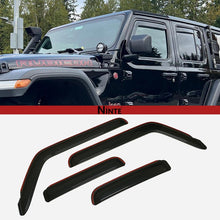 Load image into Gallery viewer, NINTE In - Channel Window Visors For 2018 - 2025 Jeep Wrangler&amp;Gladiator - NINTE