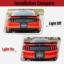 Charger l'image dans la galerie, NINTE Smoked Tail Light Lamp Cover Guard Trim For 2018 - 2025 FORD Mustang - NINTE