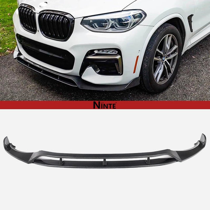 NINTE GT Style Front Lip For 2018 - 2021 BMW G01 X3 G02 X4 M - Sport - NINTE