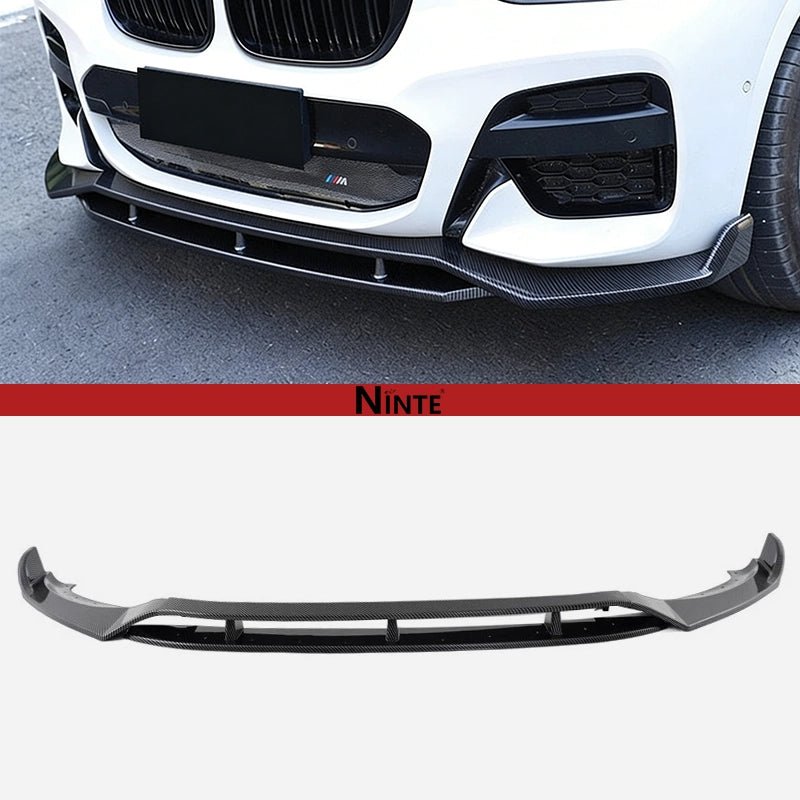 NINTE GT Style Front Lip For 2018-2021 BMW G01 X3 G02 X4 M-Sport