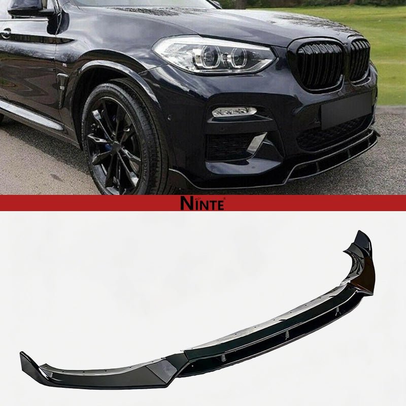 NINTE GT Style Front Lip For 2018-2021 BMW G01 X3 G02 X4 M-Sport