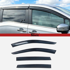 NINTE For 2018 - 2023 Subaru Crosstrek Smoke Window Visor Rain Guard Vent Shade Deflector - NINTE