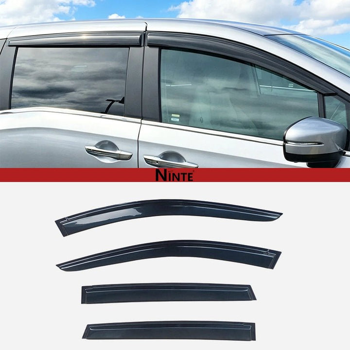NINTE For 2018 - 2023 Subaru Crosstrek Smoke Window Visor Rain Guard Vent Shade Deflector - NINTE