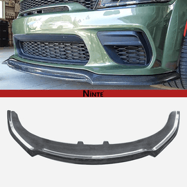 NINTE For 2020 - 2023 Dodge Charger SRT Hellcat Widebody Front Bumper Lip Splitter Double Layer Style - NINTE