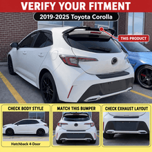 NINTE Roof Spoiler For 2019-2025 Toyota Corolla Hatchback Roof Spoiler Gloss Black Rear Window Trunk Wing Spoiler ABS - NINTE