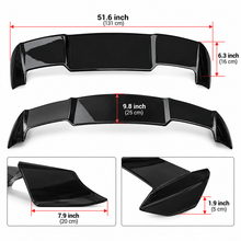 NINTE Roof Spoiler For 2019-2025 Toyota Corolla Hatchback Roof Spoiler Gloss Black Rear Window Trunk Wing Spoiler ABS - NINTE