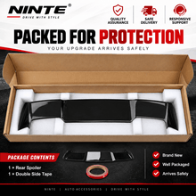 NINTE Roof Spoiler For 2019-2025 Toyota Corolla Hatchback Roof Spoiler Gloss Black Rear Window Trunk Wing Spoiler ABS - NINTE