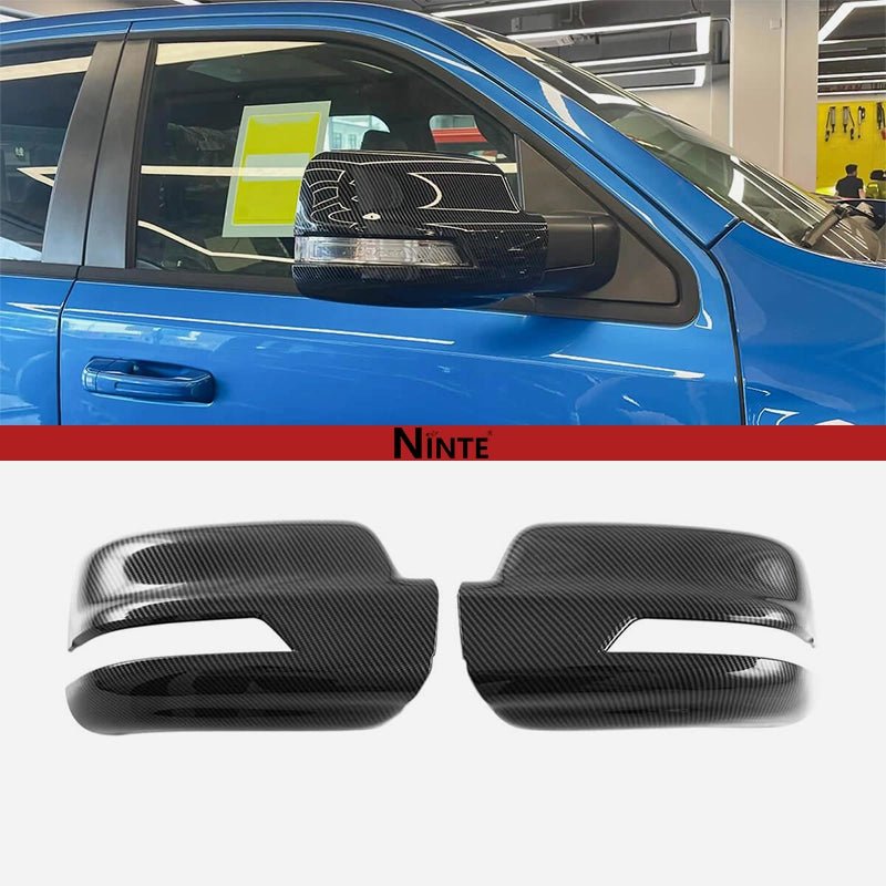 NINTE Mirror Covers With Turn Signal Cutout For 2019 - 2025 Dodge Ram 1500 - NINTE