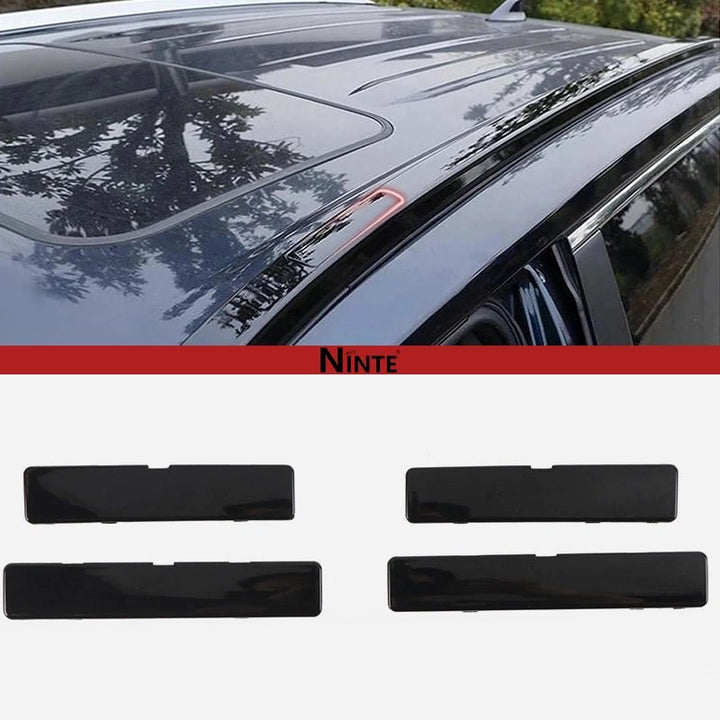 NINTE Black Roof Rails Racks Cap Cover Shell For 2019 - 2024 Toyota RAV4 - NINTE