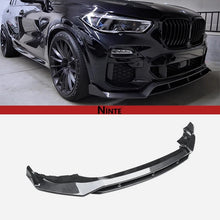 Charger l'image dans la galerie, NINTE For 2019 - 2023 BMW G05 X5 M - Sport 4pc ABS Front Lip Front Bumper Splitters - NINTE