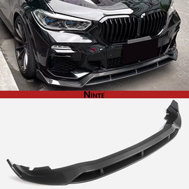 NINTE GT Style Front Lip For 2019 - 2023 BMW G05 X5 M - Sport 2 PCs - NINTE