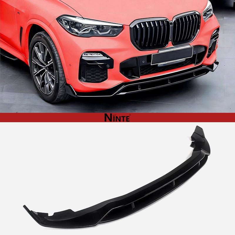 NINTE GT Style Front Lip For 2019 - 2023 BMW G05 X5 M - Sport 2 PCs - NINTE